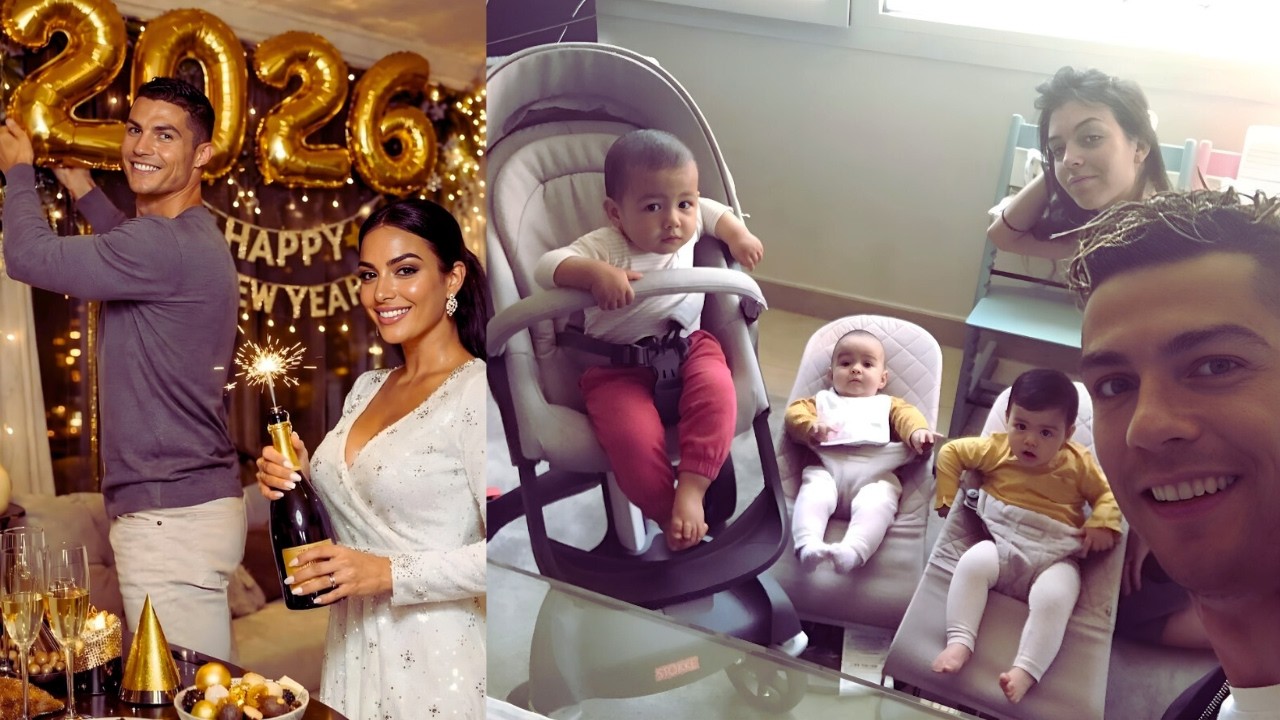 Празднование Нового года семьей Роналду растопит ваше сердце ❤️🎉