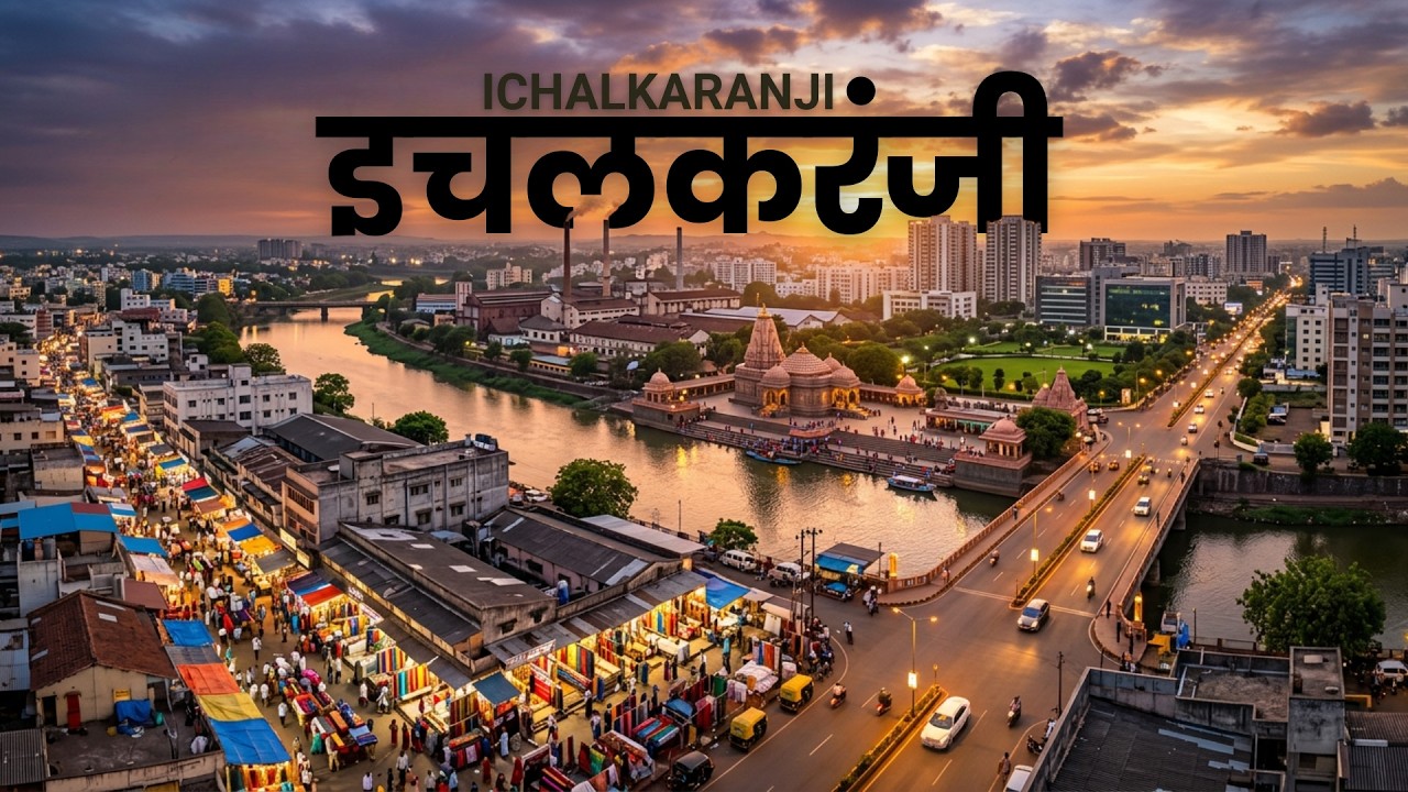 इचलकरंजी शहर - महाराष्ट्र का मैनचेस्टर  | Ichalkaranji City Cinematic Video