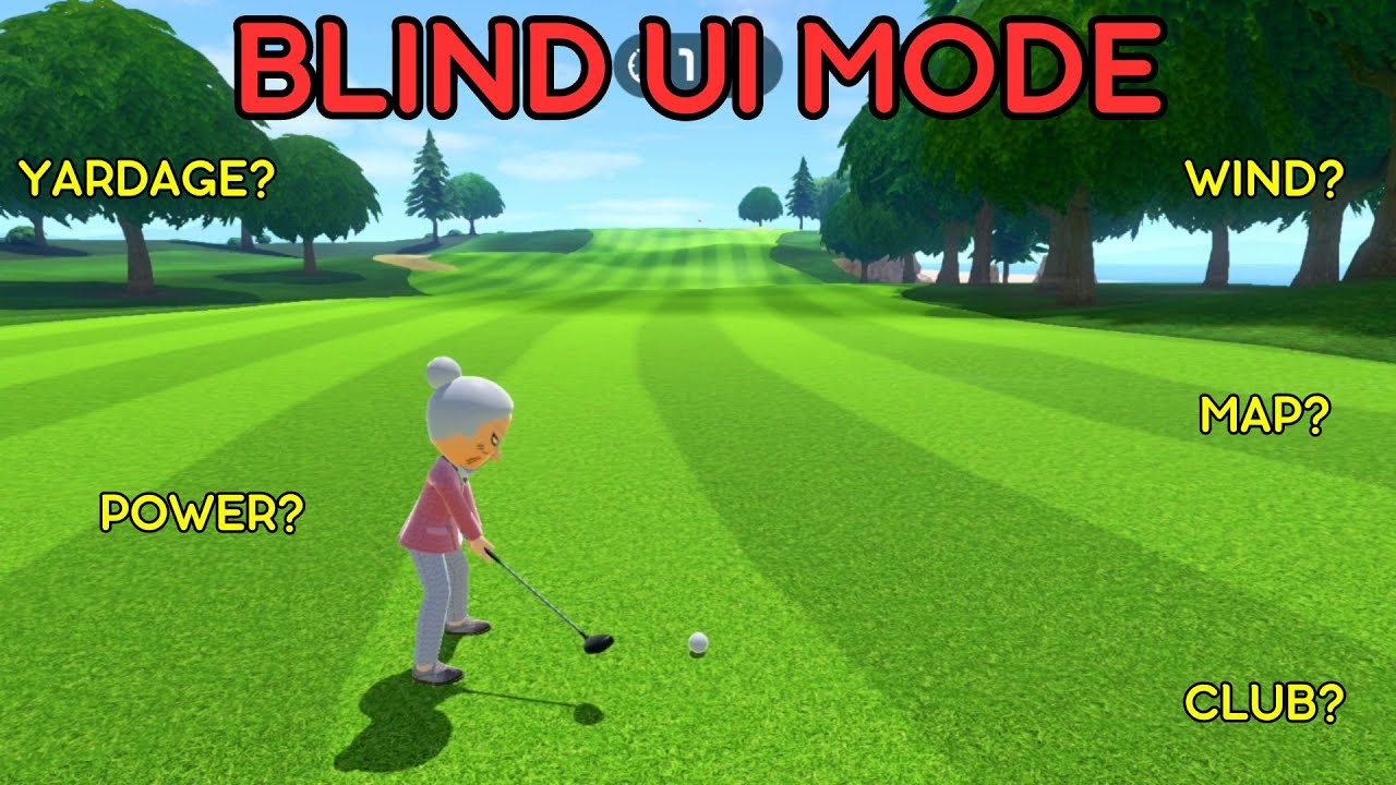 Я присоединился к ТУРНИРУ в слепом режиме! (Switch Sports Golf)
