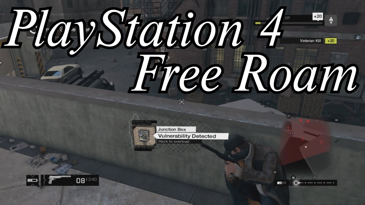 PS4 Watch Dogs Free Roam #1