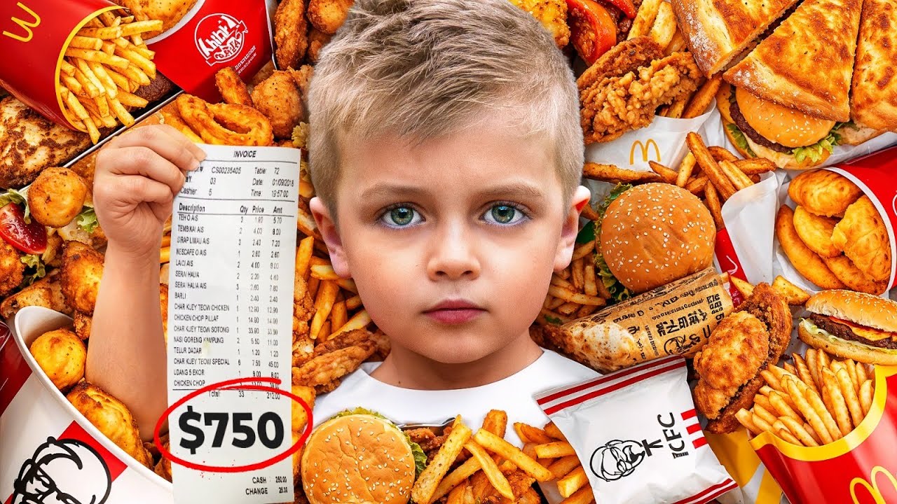 Eating ONLY Fast Food For 24 Hours - Challenge!