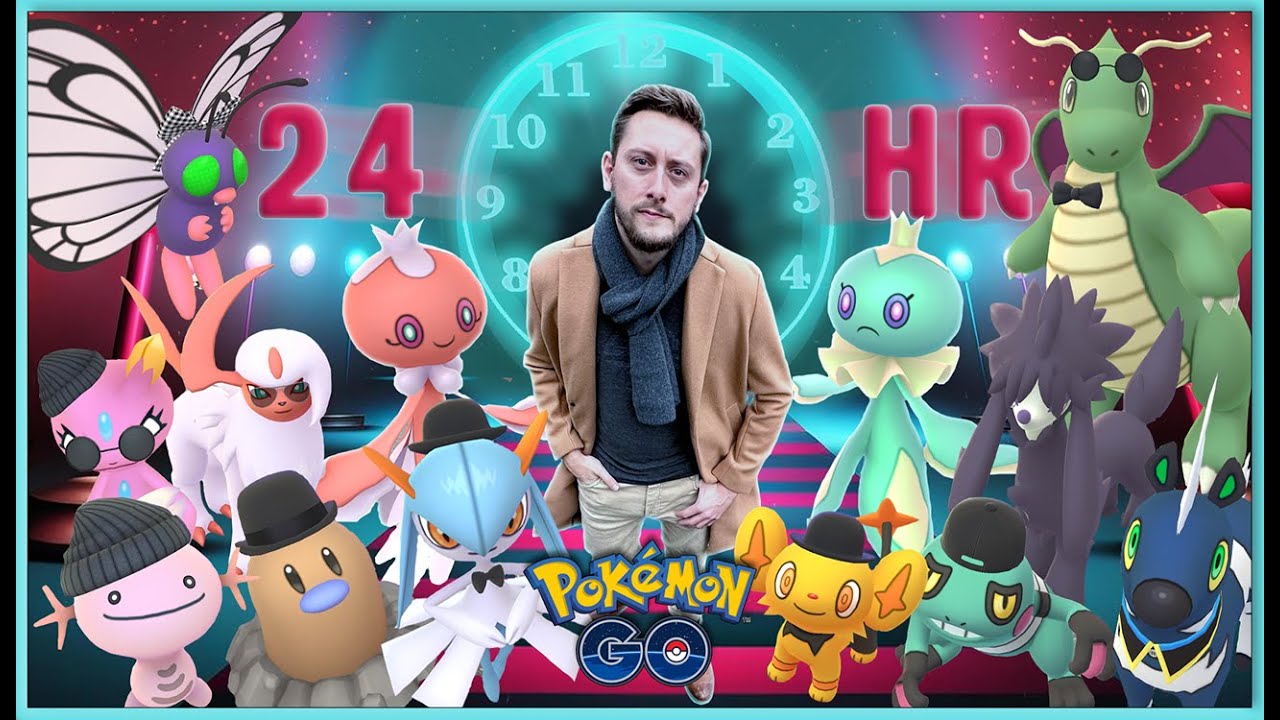 My 10th 24 Hour Challenge *Shiny Grind* in Pok&eacute;mon GO!