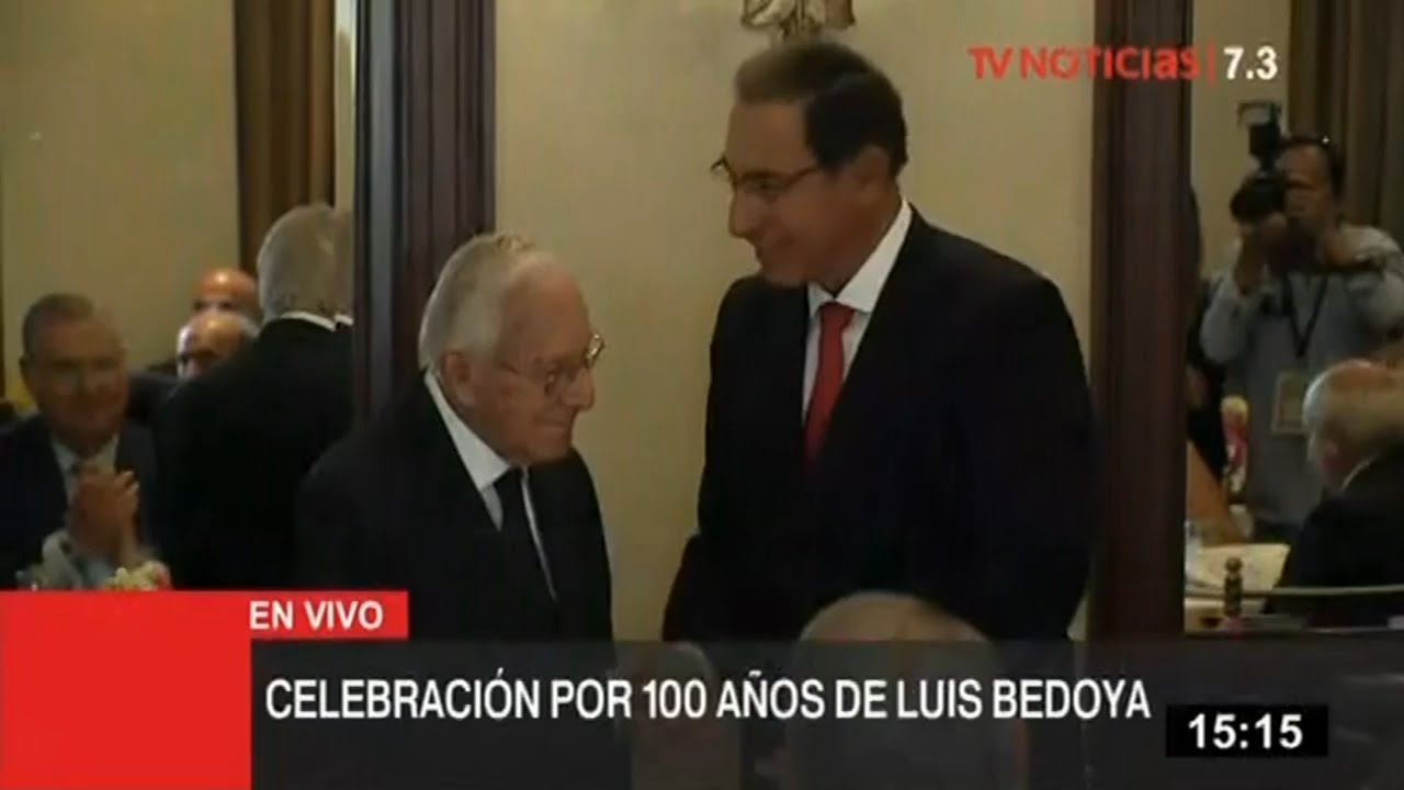 Presidente destaca legado de decencia y honestidad de Luis Bedoya Reyes