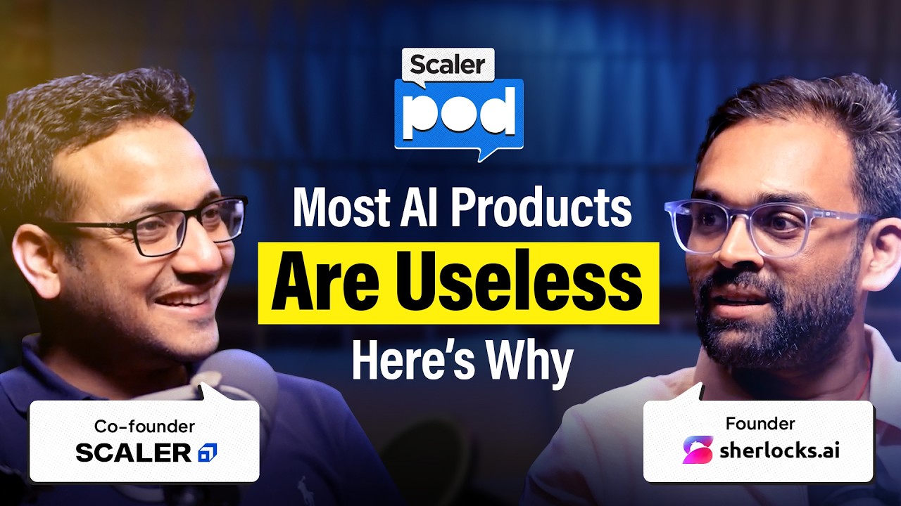 Building AI Products That Actually Work Ft. Gaurav Toshniwal, Founder @ Sherlocks.ai | SCALERPOD