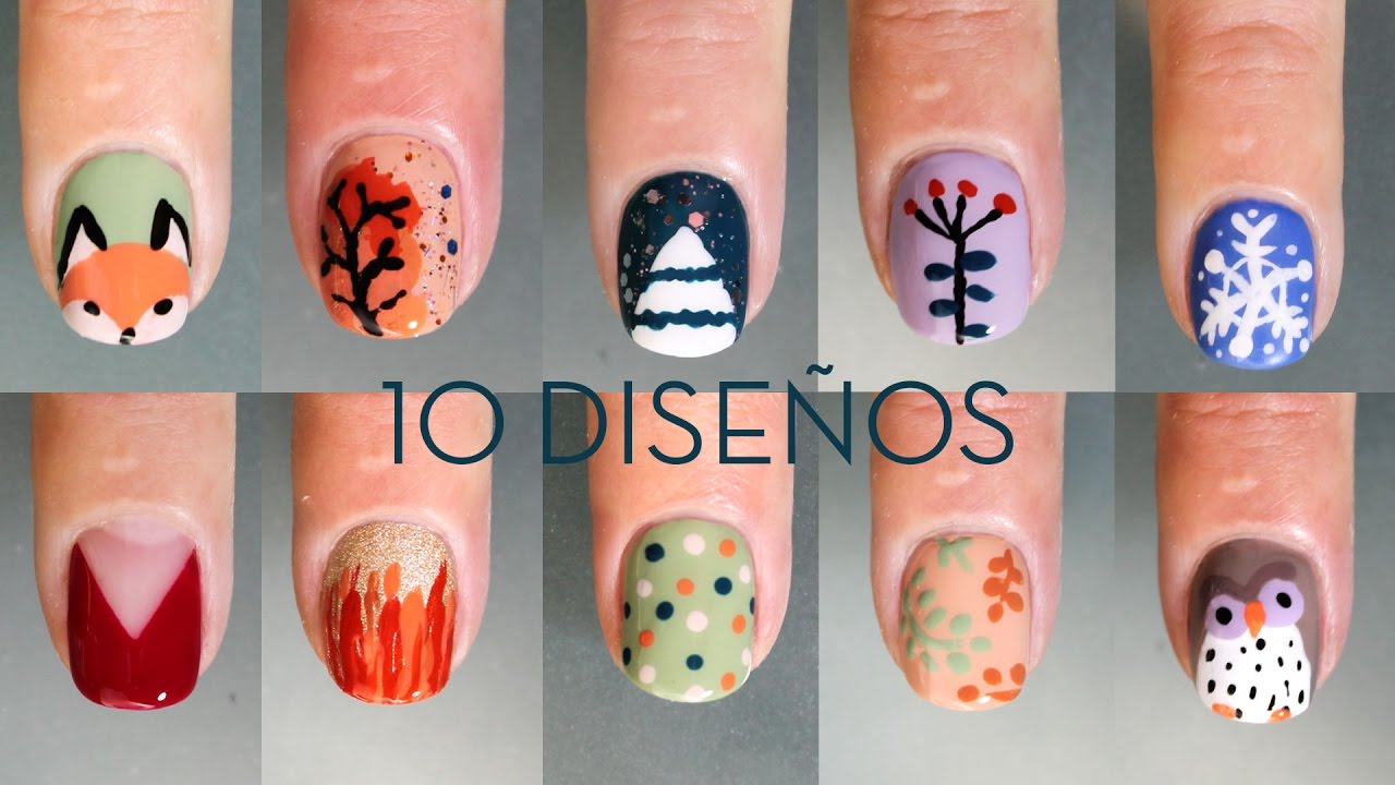 10 IDEAS DECORACIÓN DE UÑAS SIN HERRAMIENTAS 2023