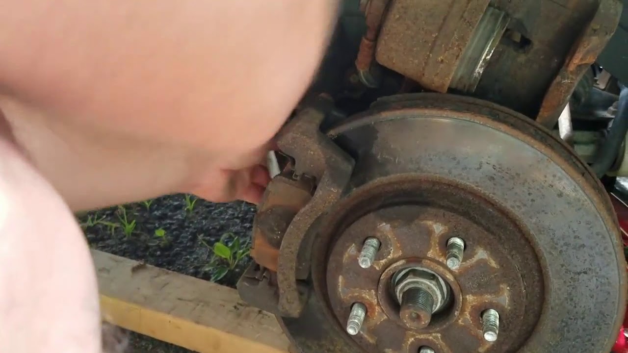 Trick to remove caliper bracket bolts