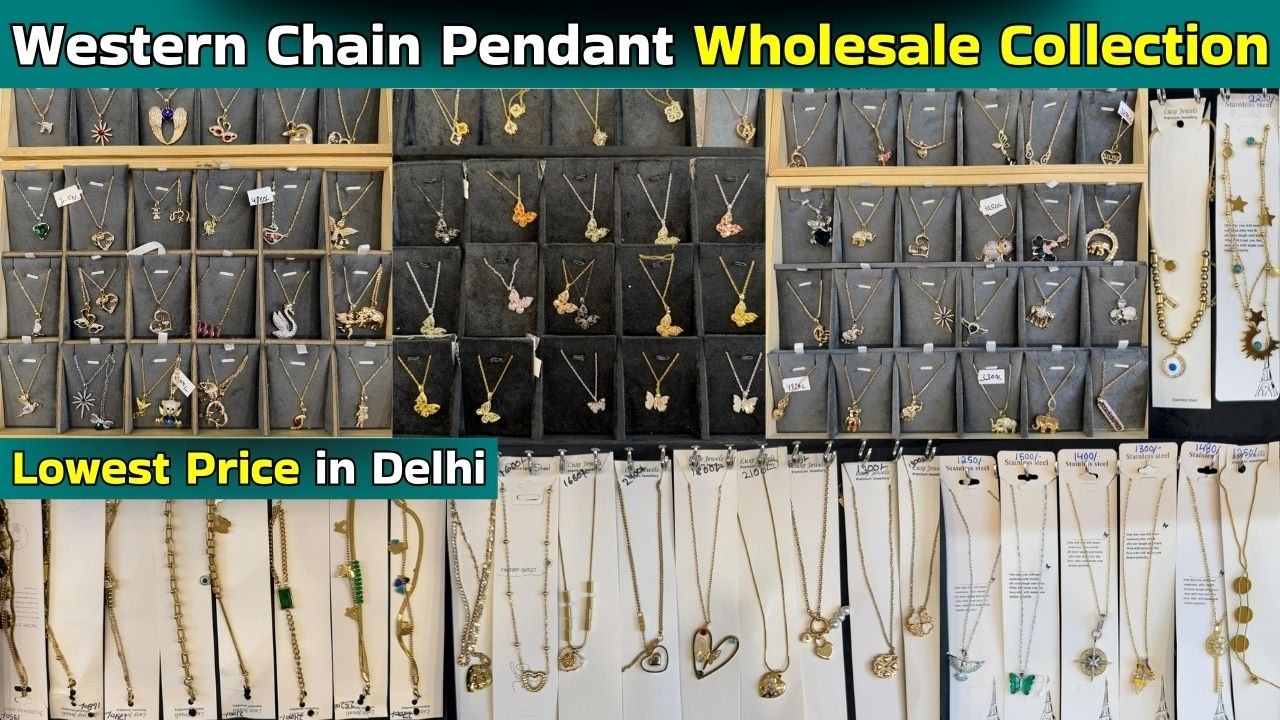 Viral🔥 Western Chain Pendant Wholesale Collection ✨| Retail Shop & Online Seller Must Watch
