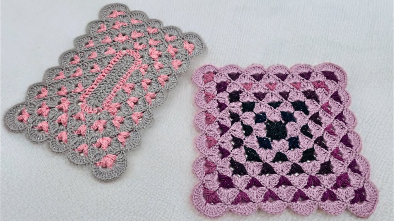 Easy Crochet Blanket Tutorial - Twinkling Shells - RECTANGLE VERSION