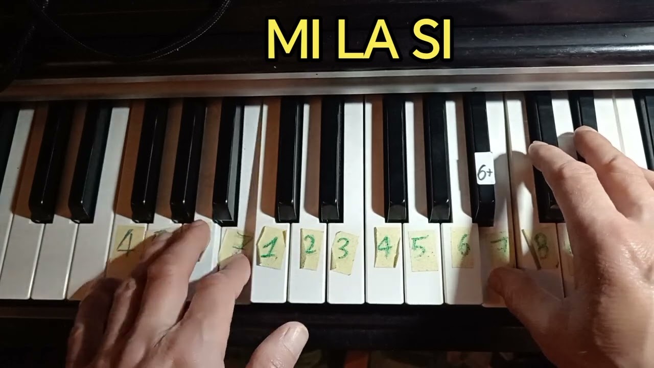 Ballata 3 ACCORDI al pianoforte 