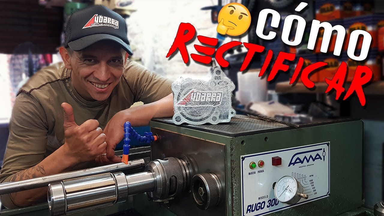COMO RECTIFICAR CORRECTAMENTE un CILINDRO de MOTO a DIAMANTE - Rouser 200 ns