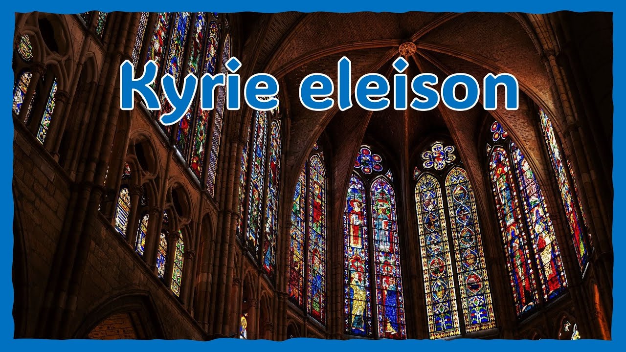1 hour of Gregorian Chant Kyrie - Cathedral Ambience