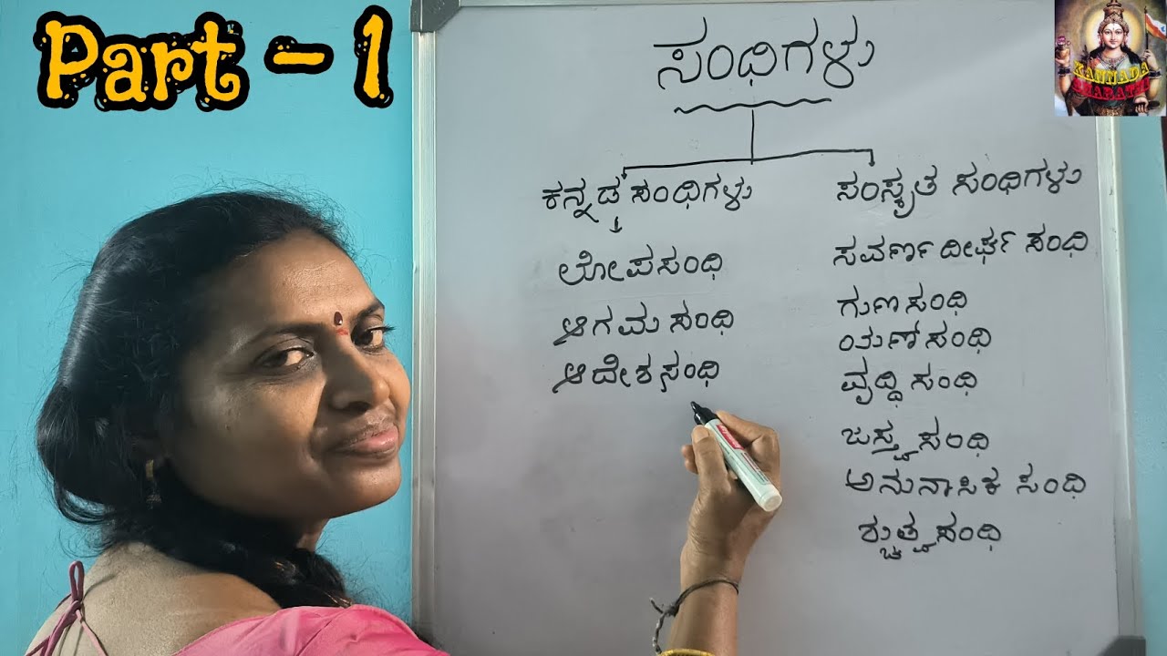 ಸಂಧಿಗಳು - ಕನ್ನಡ ಸಂಧಿಗಳು PART-1 | sandhi - kannada sandhi by Kannada Bharathi
