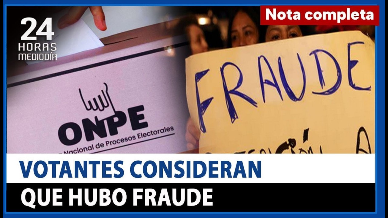 &iexcl;Alerta! M&aacute;s del 70% denuncia fraude en elecciones 2026