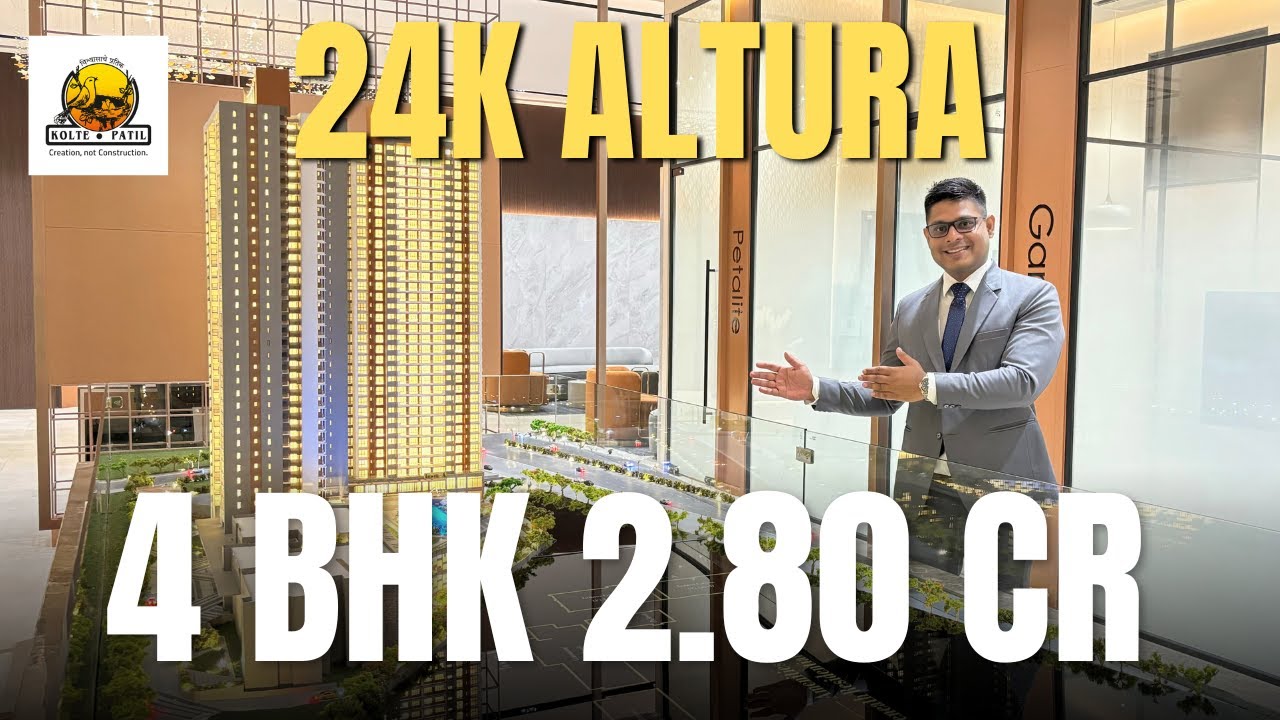 24k Altura Baner, Pune | Luxurious 3 & 4 BHK Residences by Kolte Patil | Drone Views 🌆🏢
