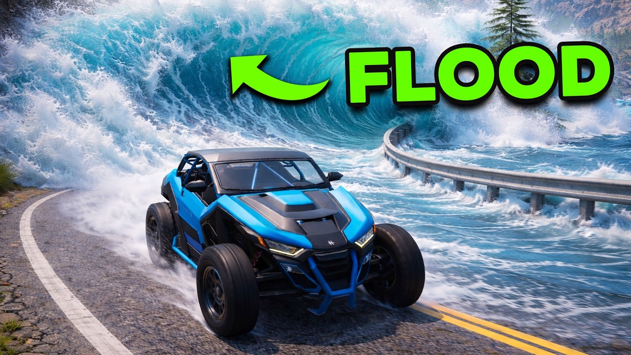 Can You Escape From FLOOD in BeamNG?
