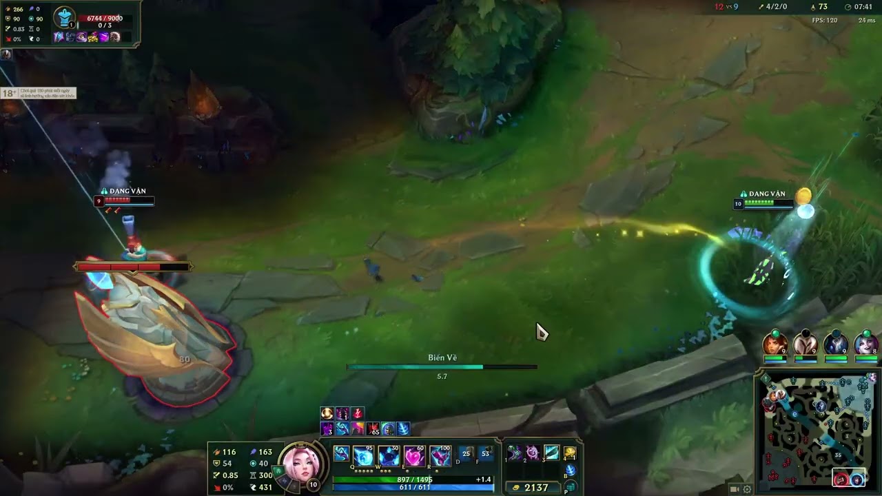 AR URF : Ahri combo siêu đau 17/7/1