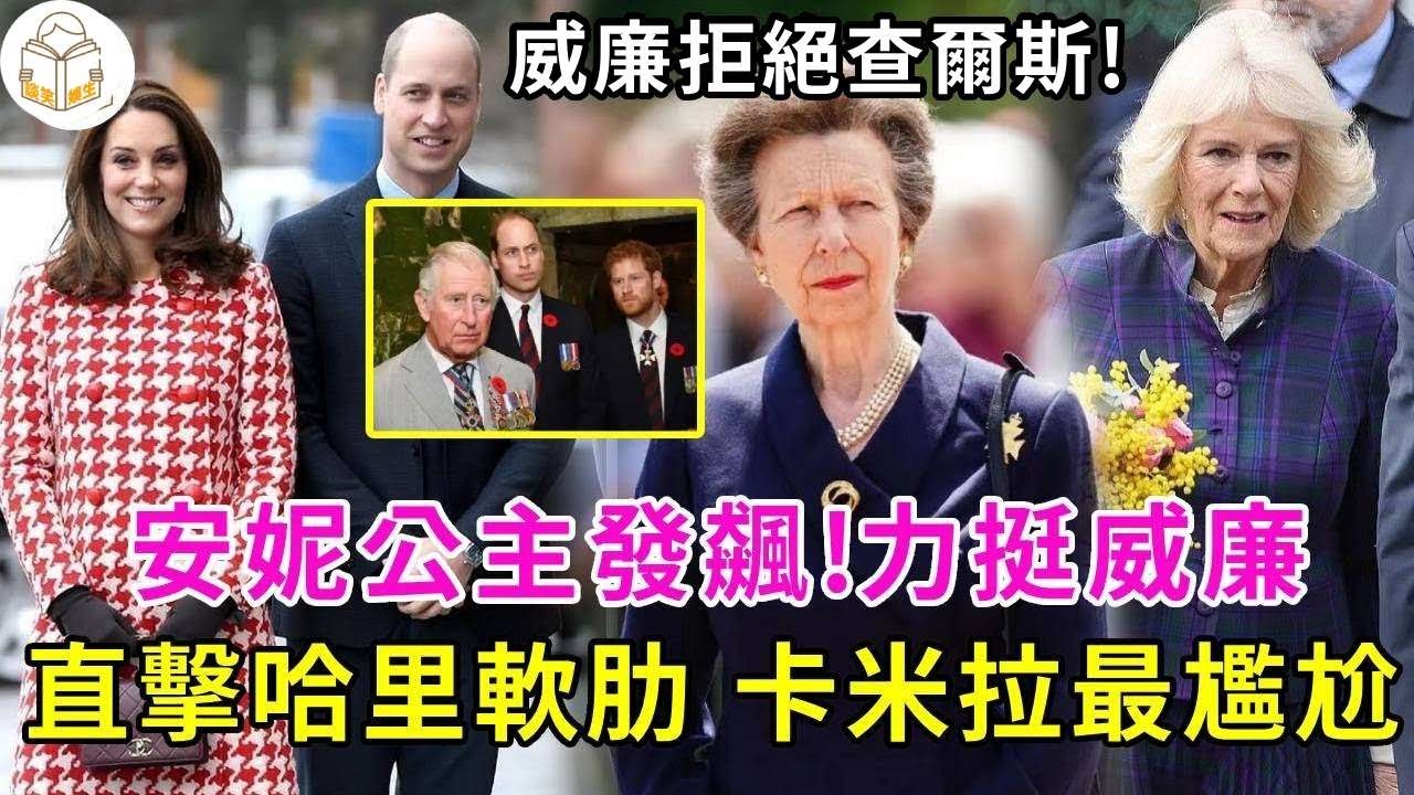 王室關係徹底破裂！威廉拒絶查爾斯，安妮公主髮飆，力挺威廉直擊哈裡軟肋，梅根事業停滯，卡米拉遭當頭棒喝#卡米拉#英國王室#查爾斯#威廉王子#哈裡王子#安妮公主#談笑娛生#凱特王妃