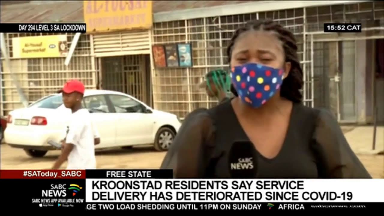 Some residents in Kroonstad claim service delivery has collapsed