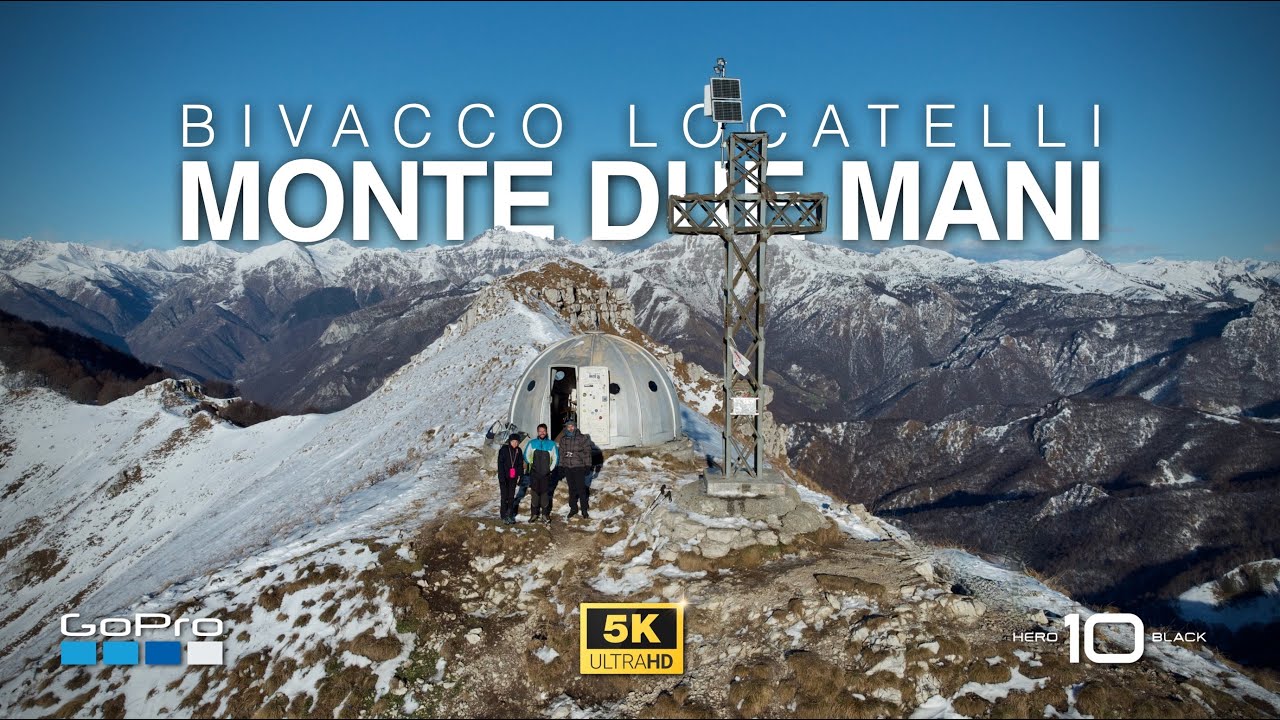 Monte DUE MANI Bivacco LOCATELLI (LC) - Escursione invernale in Lombardia [5K]