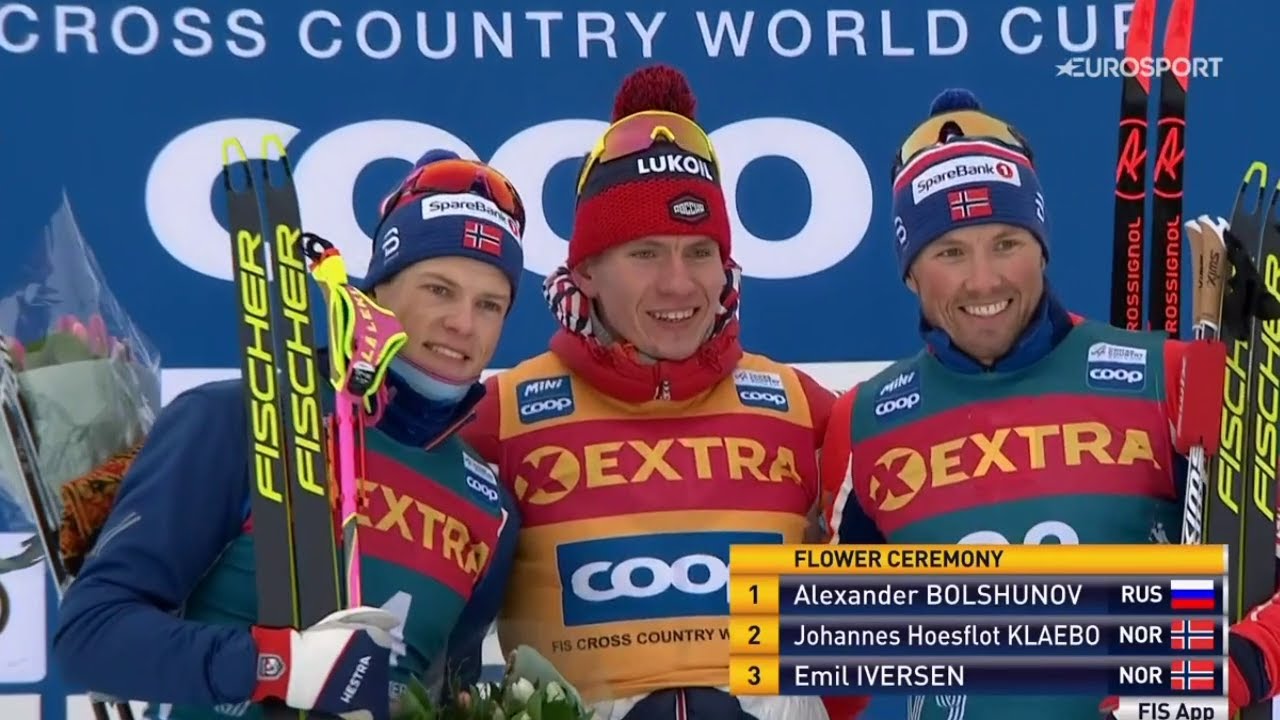 Большунов побеждает Клэбо 34 km Meraker (NOR) 20.02.2020 | Bolshunov wins Johannes Høsflot Klæbo