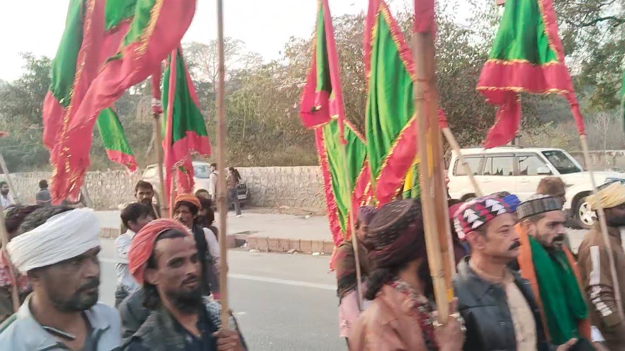 Kaliyar Sharif se ajmer Sharif tak paidal yatra chadiyon ka Mela Usman Sabri vlogs 786🌹🌹🌹