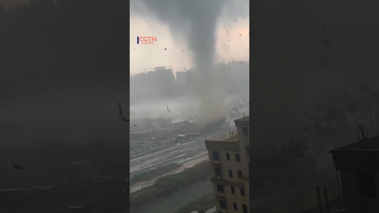 Deadly tornado caught on camera: One killed, 79 injured in east China