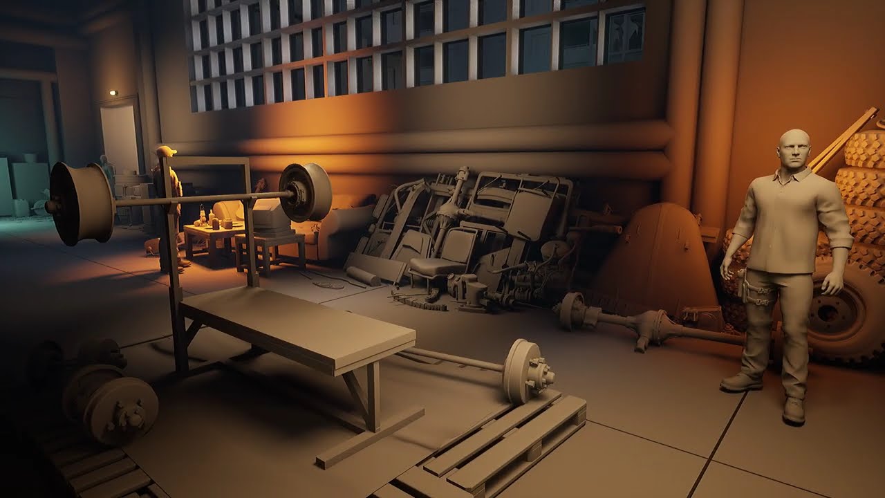 Unreal 5 Level Art Blockout WIP 2