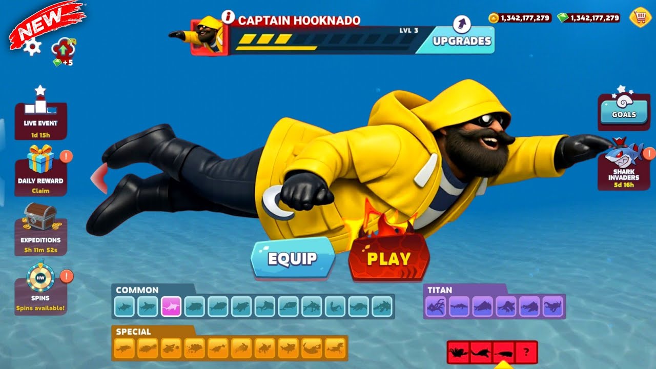 Hungry Shark Evolution - How To Beat Captain Hooknado Boss - Full Guide 2026