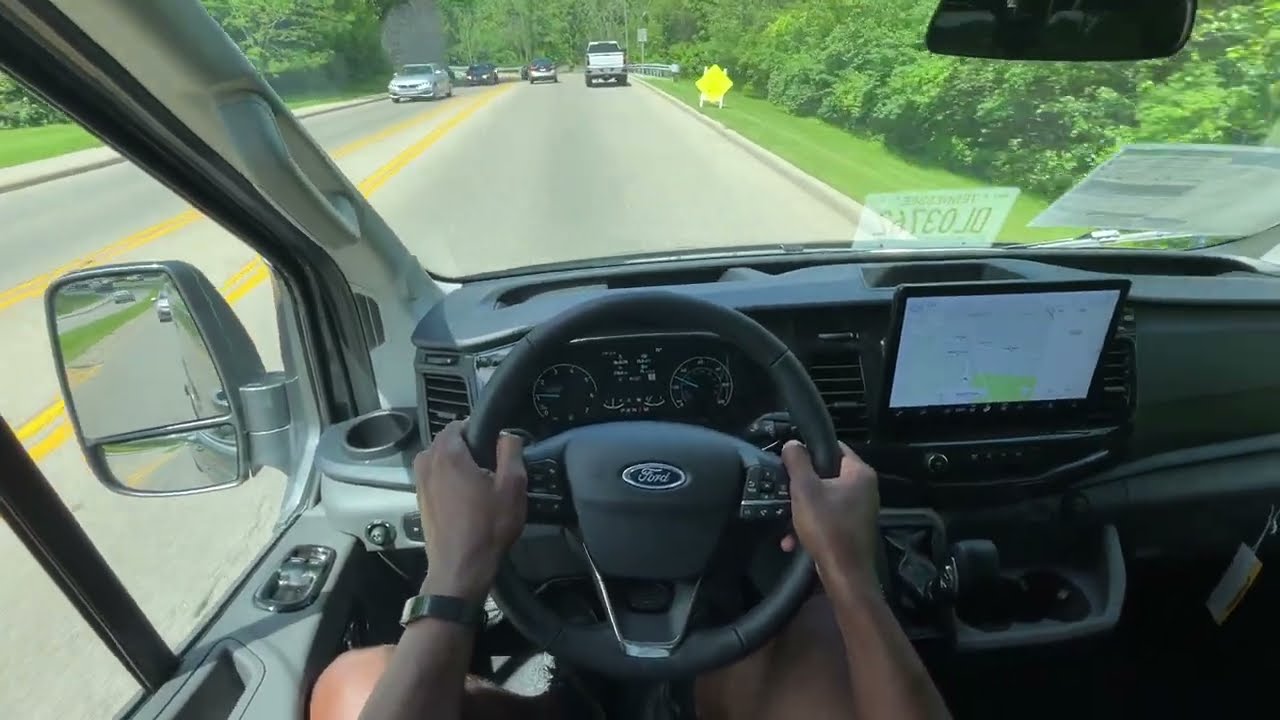 2024 Ford Transit 250 Explorer Conversion Van POV Test Drive (TWIN-TURBO V6!)