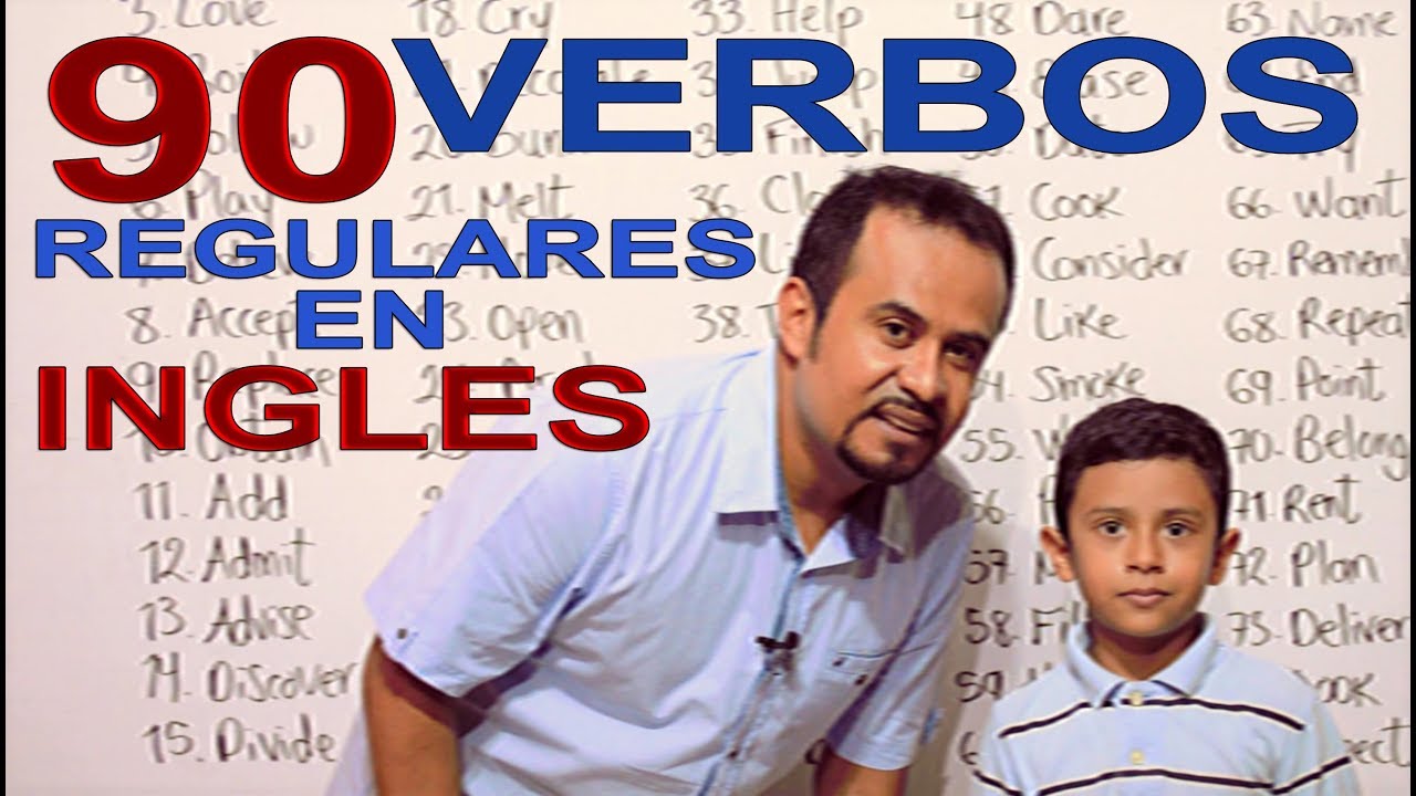 90 VERBOS REGULARES EN INGLES