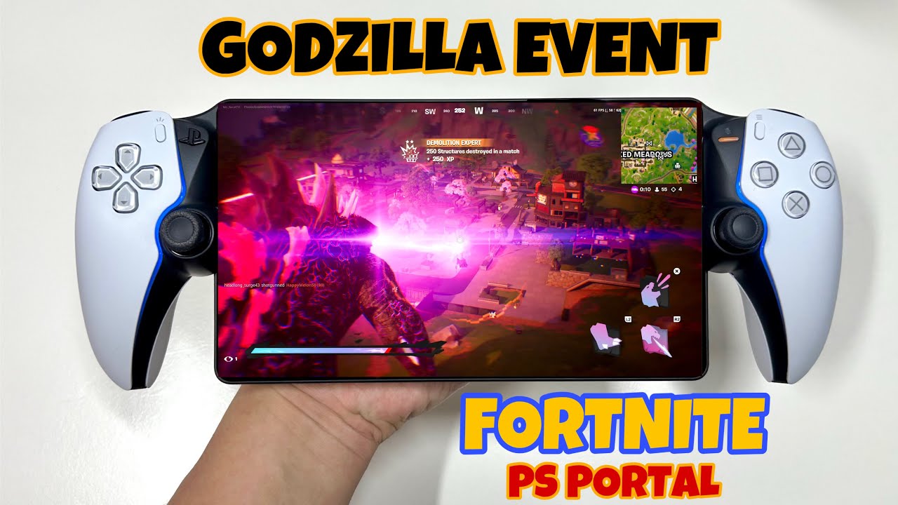 Fortnite GODZILLA EVENT on PS Portal Gameplay