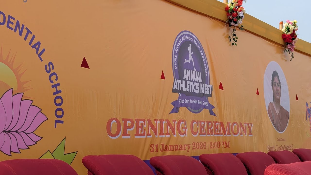 🔴 LIVE | Opening Ceremony | Annual Athletics Meet 2025–26 | Vidya Vihar Residential School