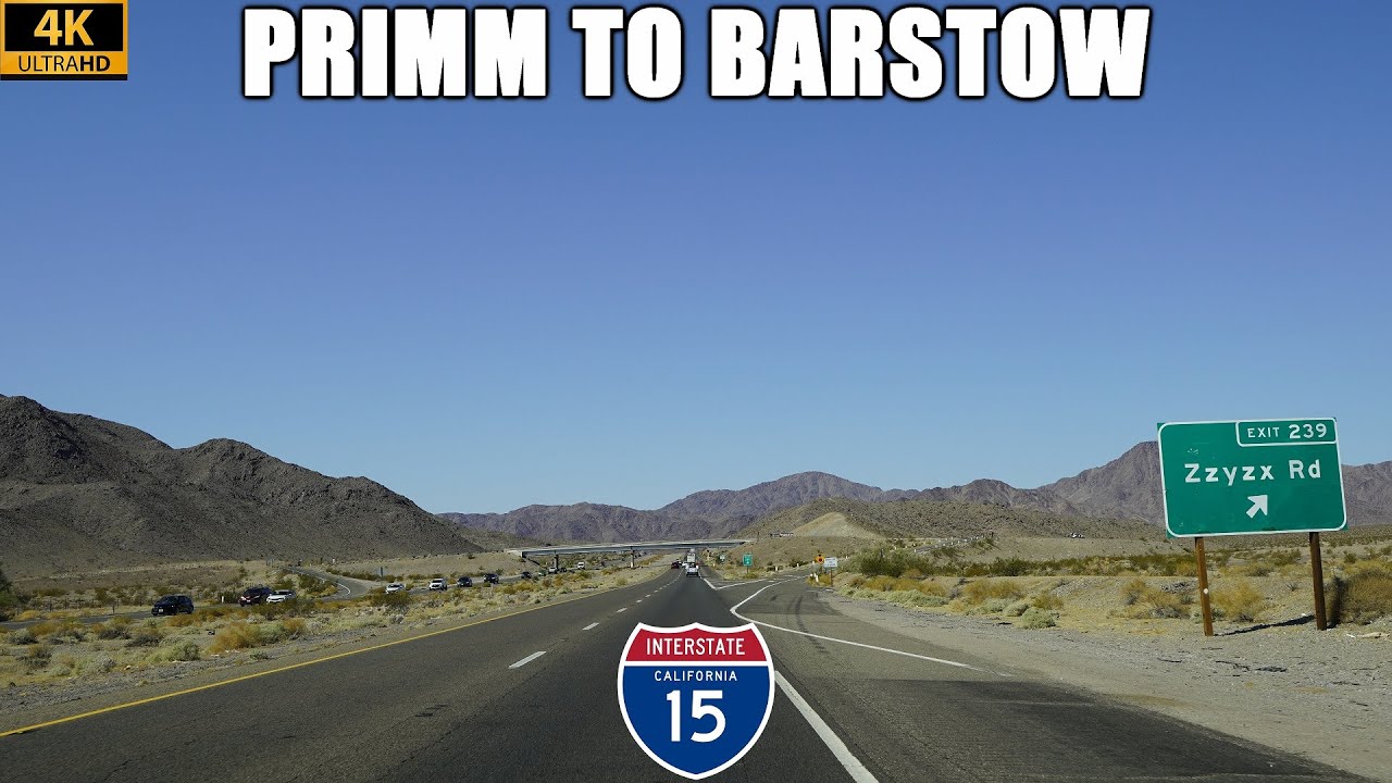 Interstate 15: Primm, Nevada to Barstow, California
