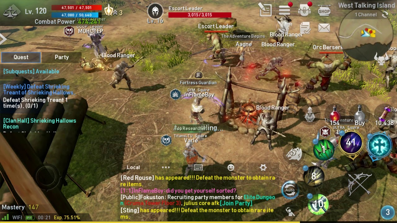 Lineage 2: Revolution - West Talking Island Codex (Farming Guide)