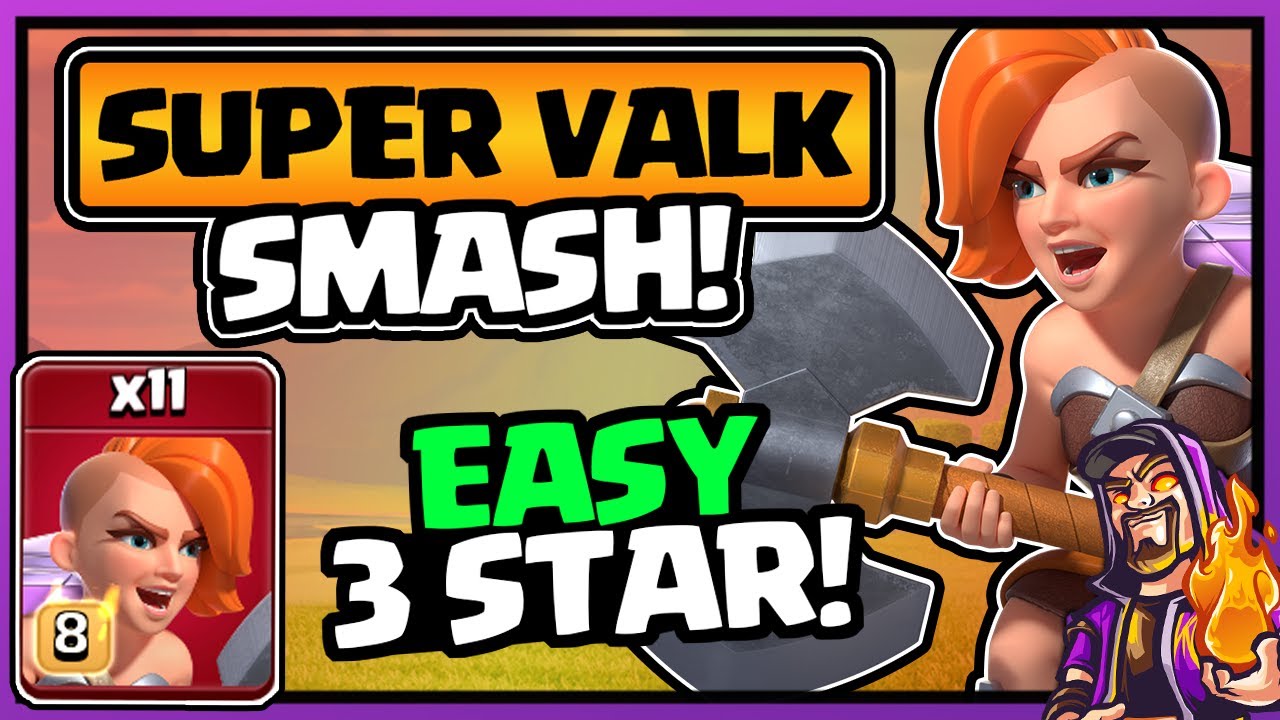 NEW TH13 SUPER VALKYRIE ATTACK STRATEGY | new town hall 13 attack 2020 | Clash of Clans update 2020