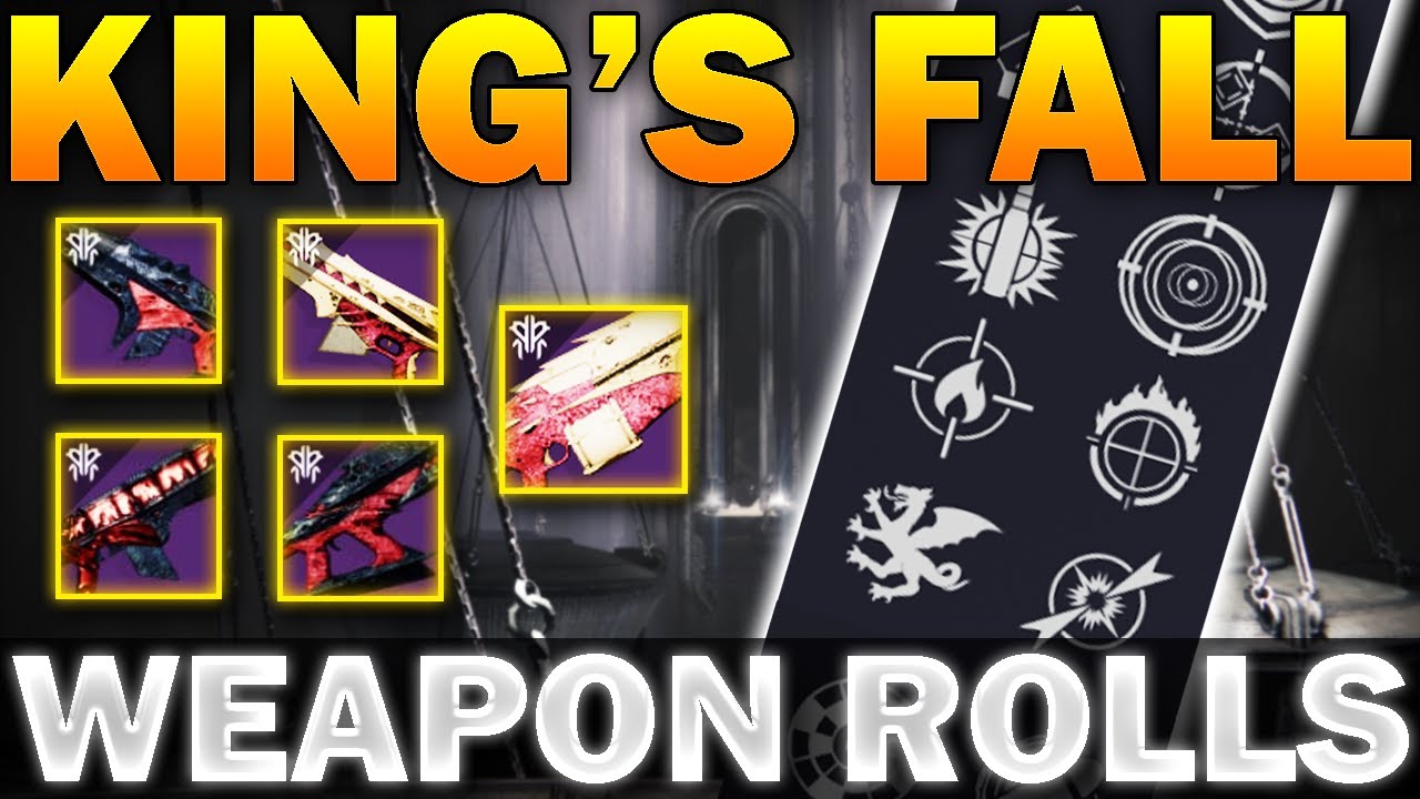 These KINGS FALL Weapon God Rolls are INSANE - (ALL Destiny 2 Raid Weapon Perks)