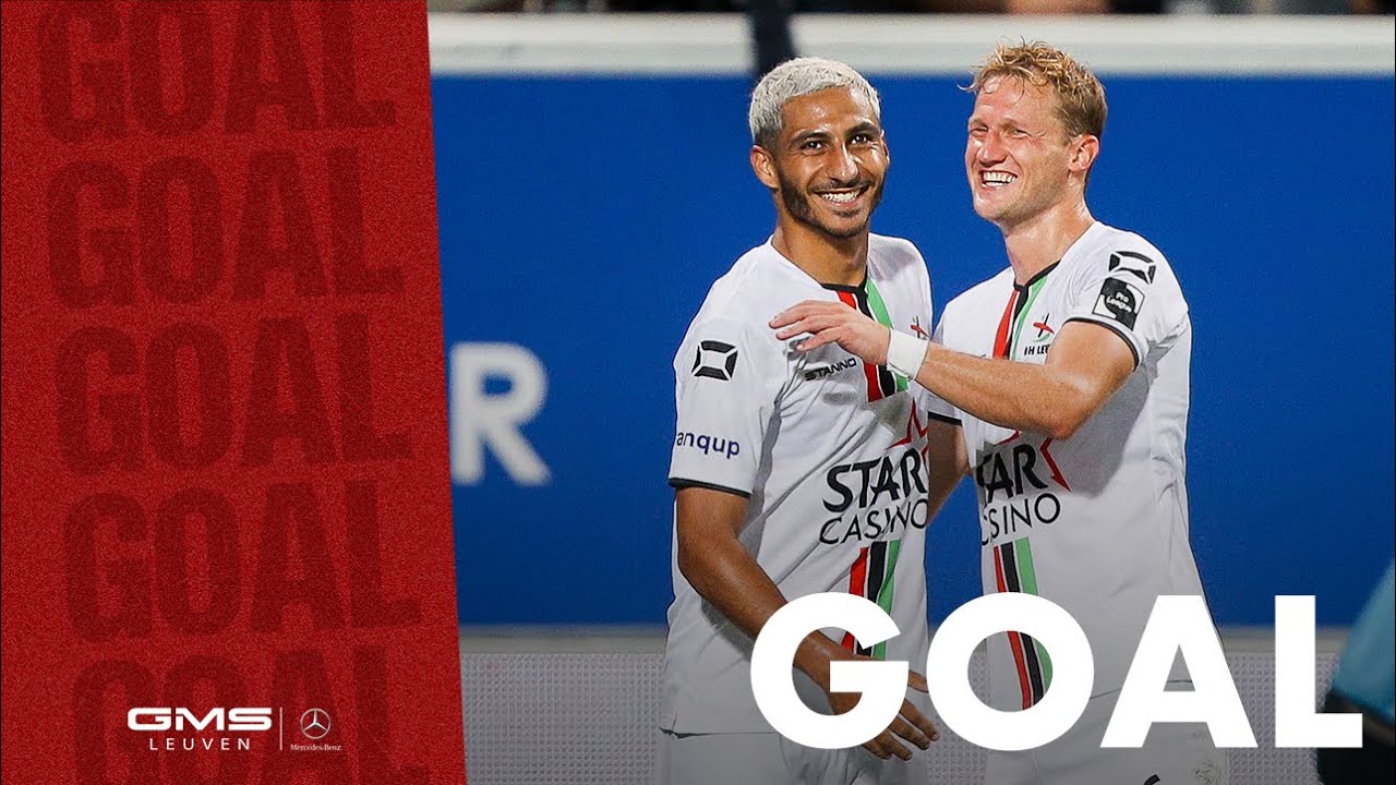 GOAL! Youssef Maziz maakt de 3 - 0 tegen KV Kortrijk