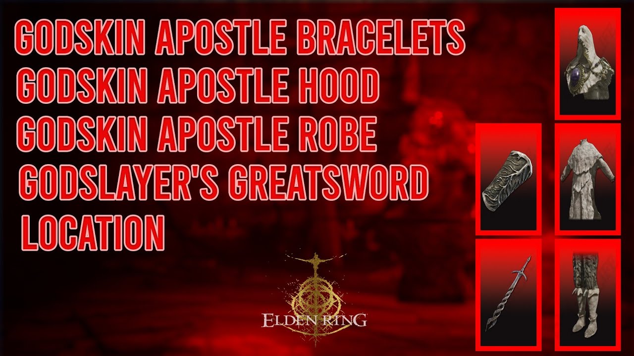 Godslayer's Greatsword, Godskin Apostle Armor Set location | Elden Ring Shadow of the Erdtree