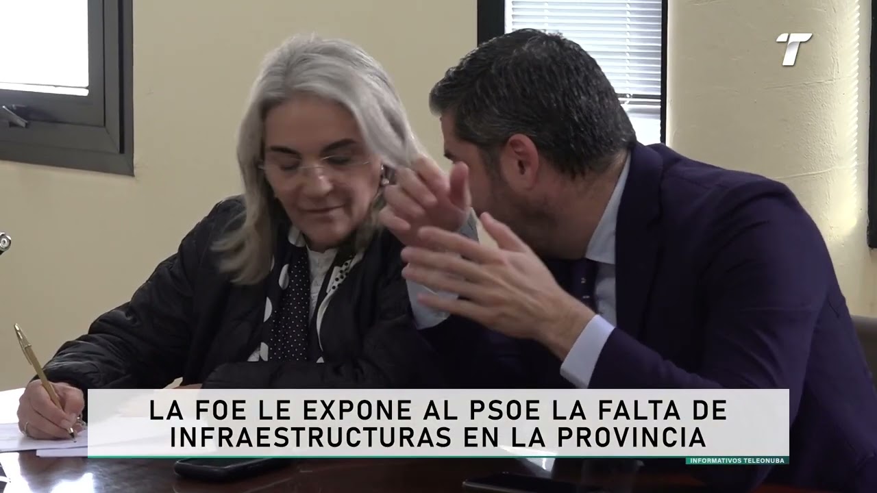 La FOE expone al PSOE la falta de infraestructuras en la provincia