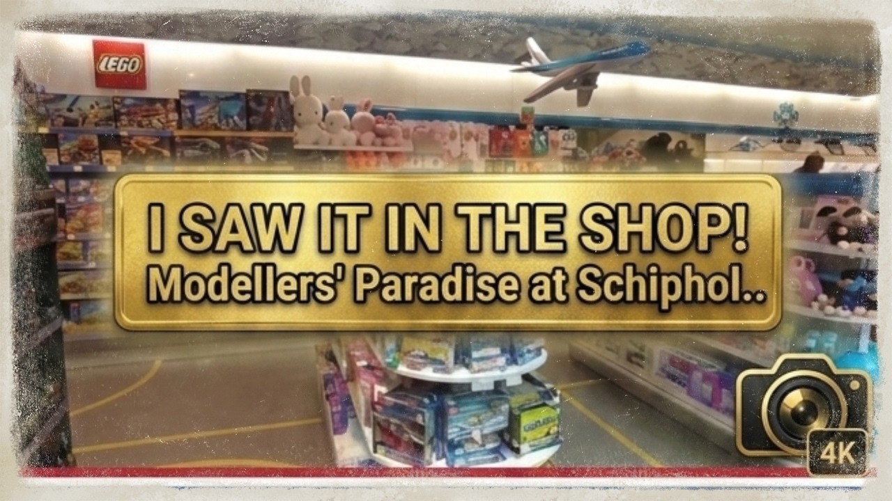 I SAW IT IN THE SHOP! 💸 Modellers' Paradise at Schiphol Airport | The Most Expensive Airplane Models