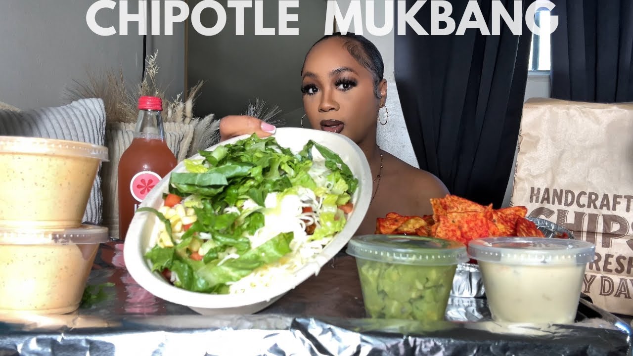 Chipotle | MUKBANG | big bites 