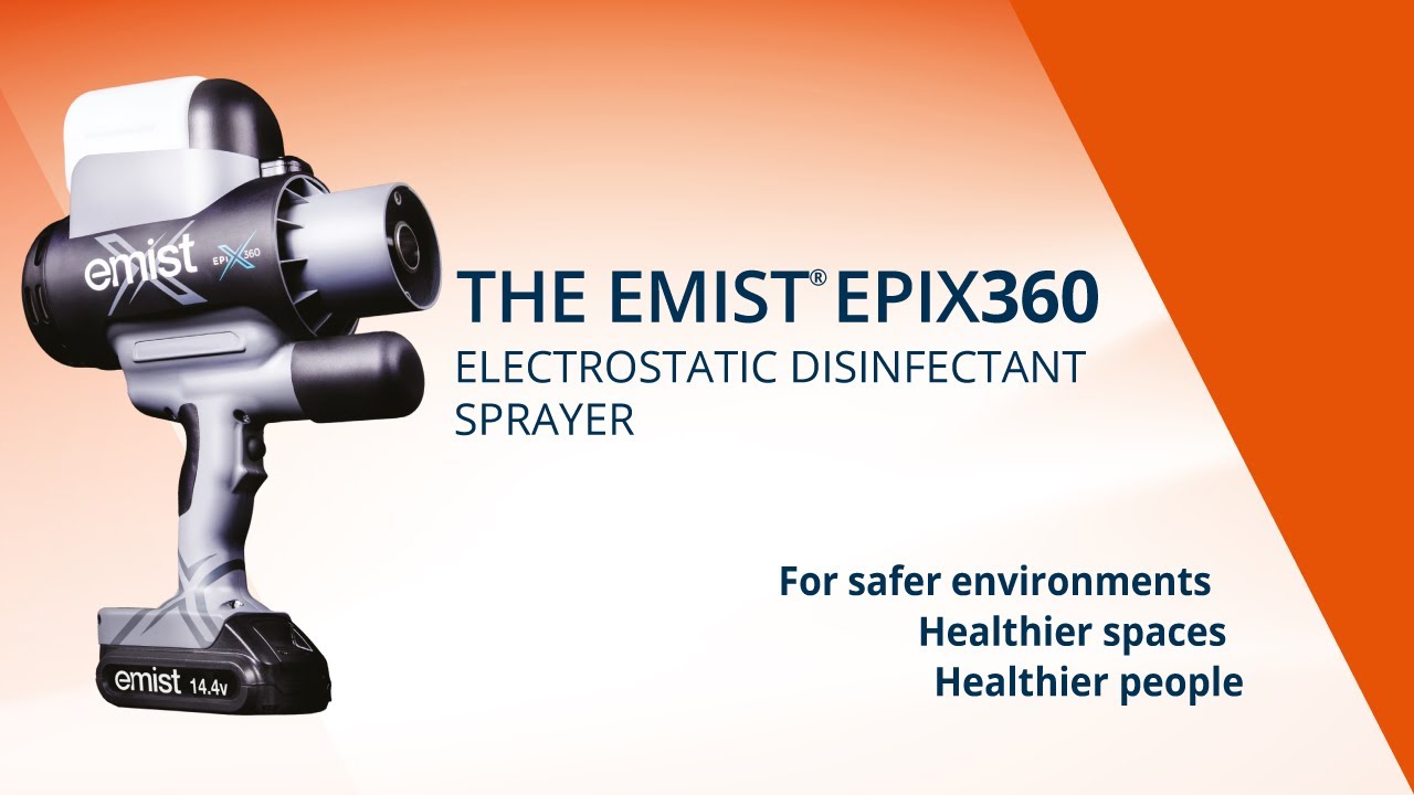 EMist&reg; EPIX360 Electrostatic Disinfectant Sprayer - Where to use it
