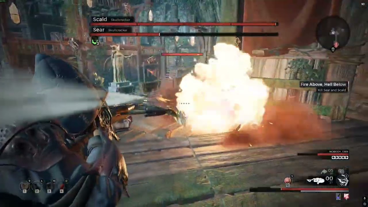 Remnant From The Ashes Sear & Scald Hard Difficulty Boss Fight Duo