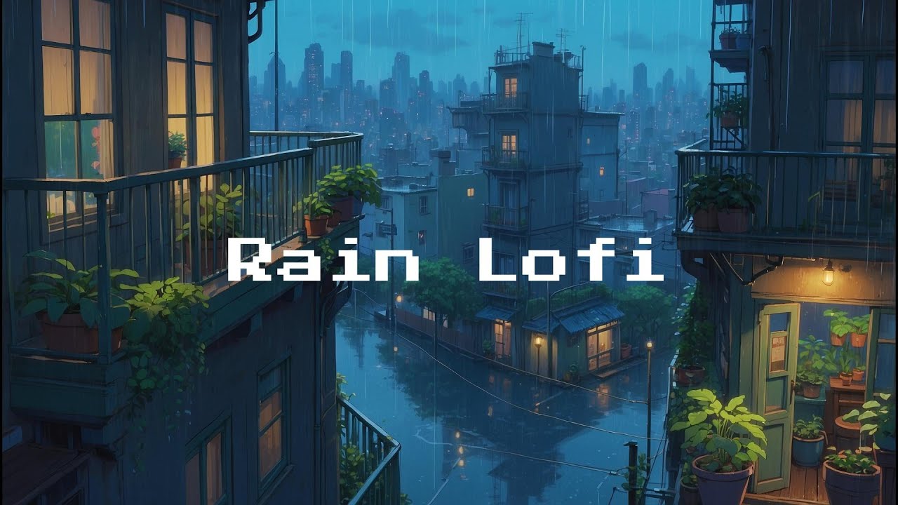 Calming Lofi Rain 🌧️ Чилловые биты для концентрации, учебы и сна