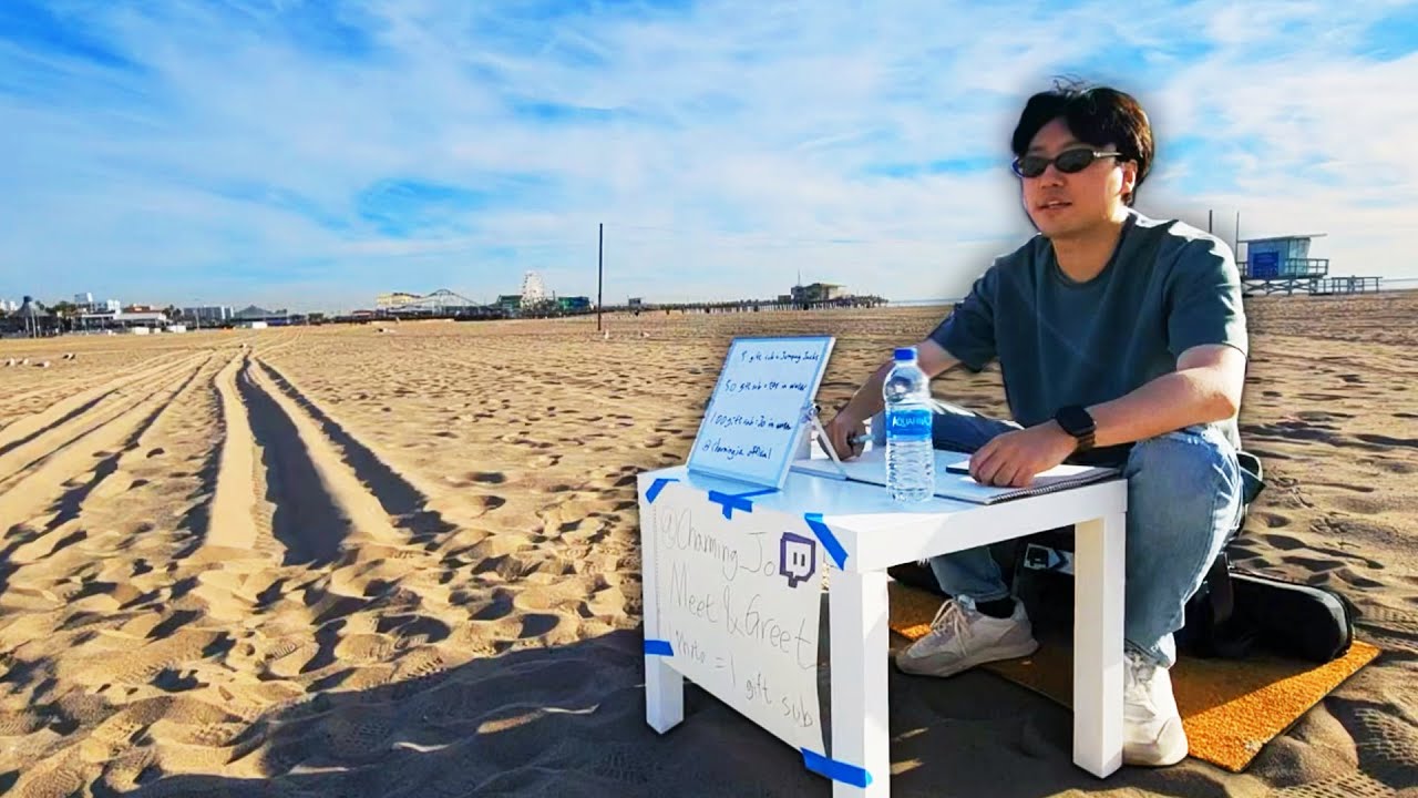 Greet and Meet on a Lonely Beach