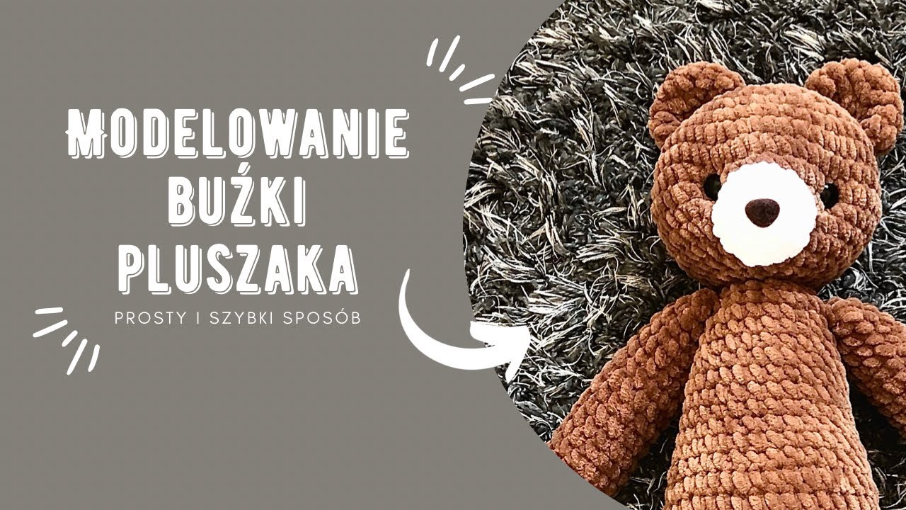 Jak wymodelować buźkę pluszaka - prosta i szybka metoda 🧸