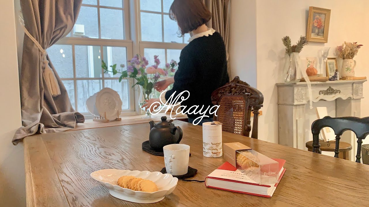 SUB[ vlog ] 小さな変化が私を幸せにする | 春のお花 | ティータイム | ストウブ鍋で和食