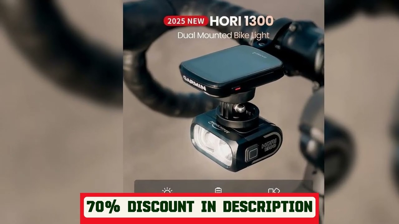 A must-have product! Magicshine HORI 1300 Dual Mounted Bike Light,Cut-off Line Beam Bicycle Light