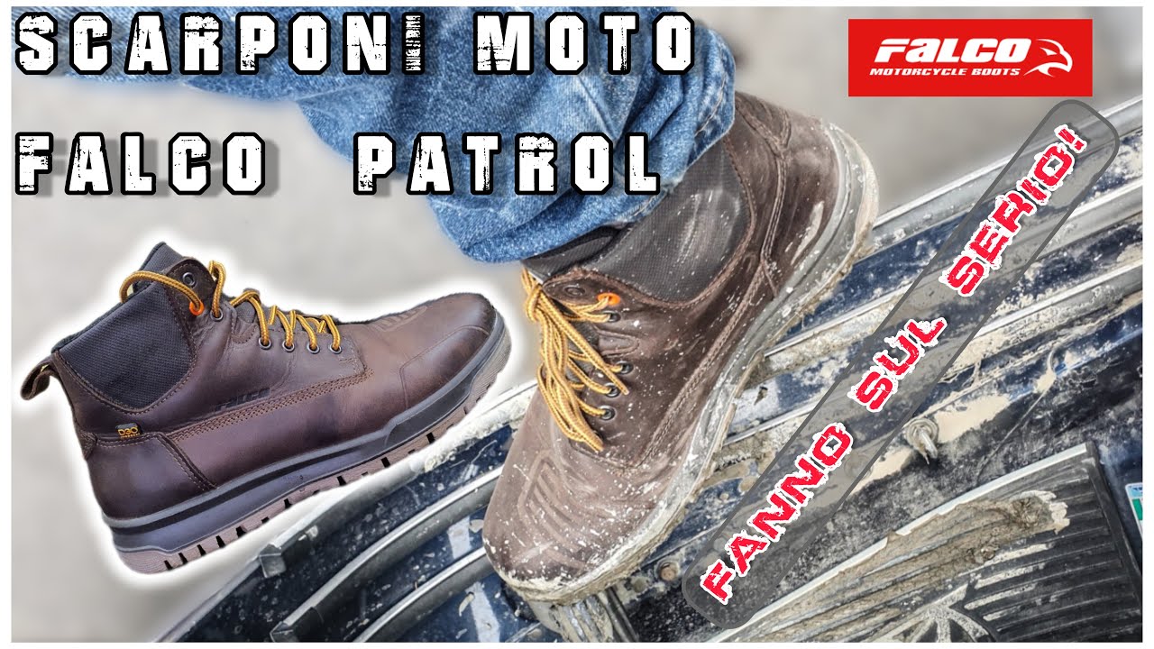 LE MIGLIORI SCARPE per il MOTOTURISMO! FALCO PATROL Recensione.