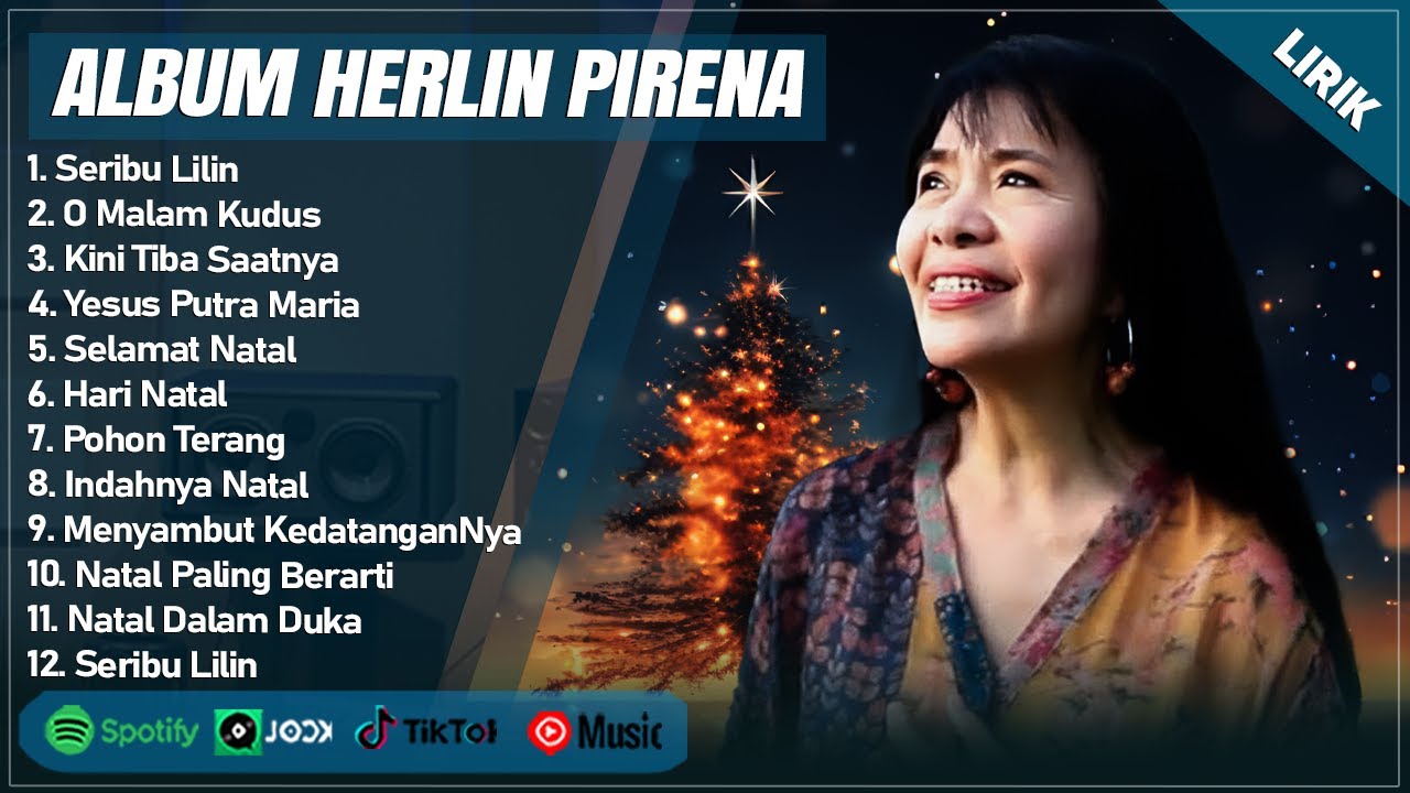 SERIBU LILIN - HERLIN PIRENA FULL ALBUM (LIRIK) | O MALAM KUDUS || LAGU NATAL TERBARU 2024-2025